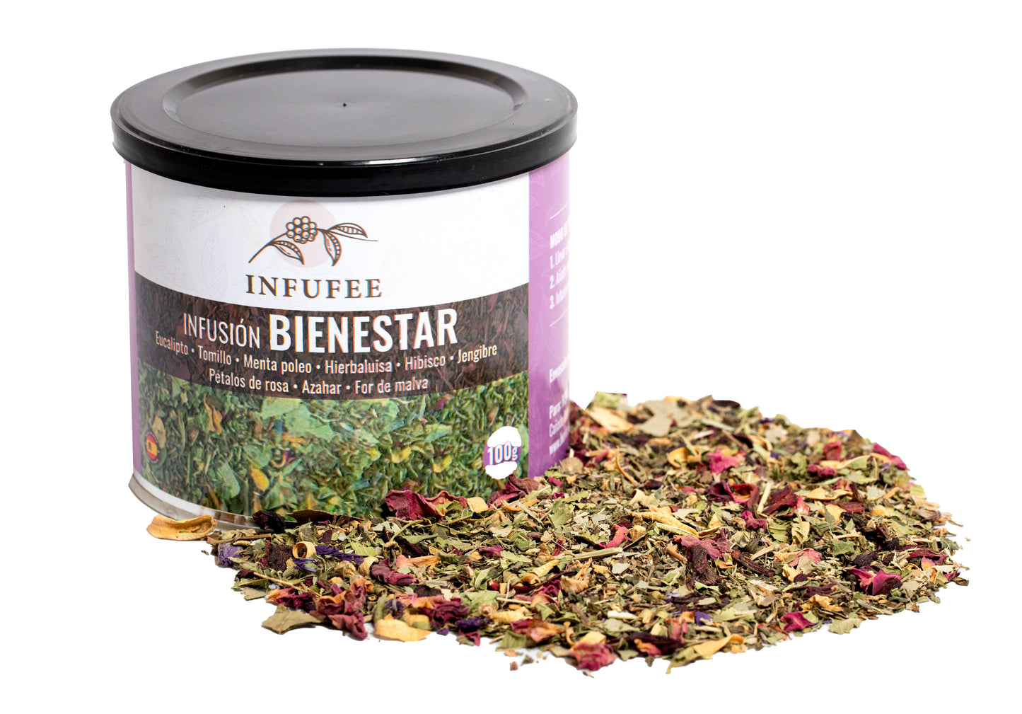 Infusión bienestar - Infusión ideal para la congestión y la tos- Lata 100 gr.