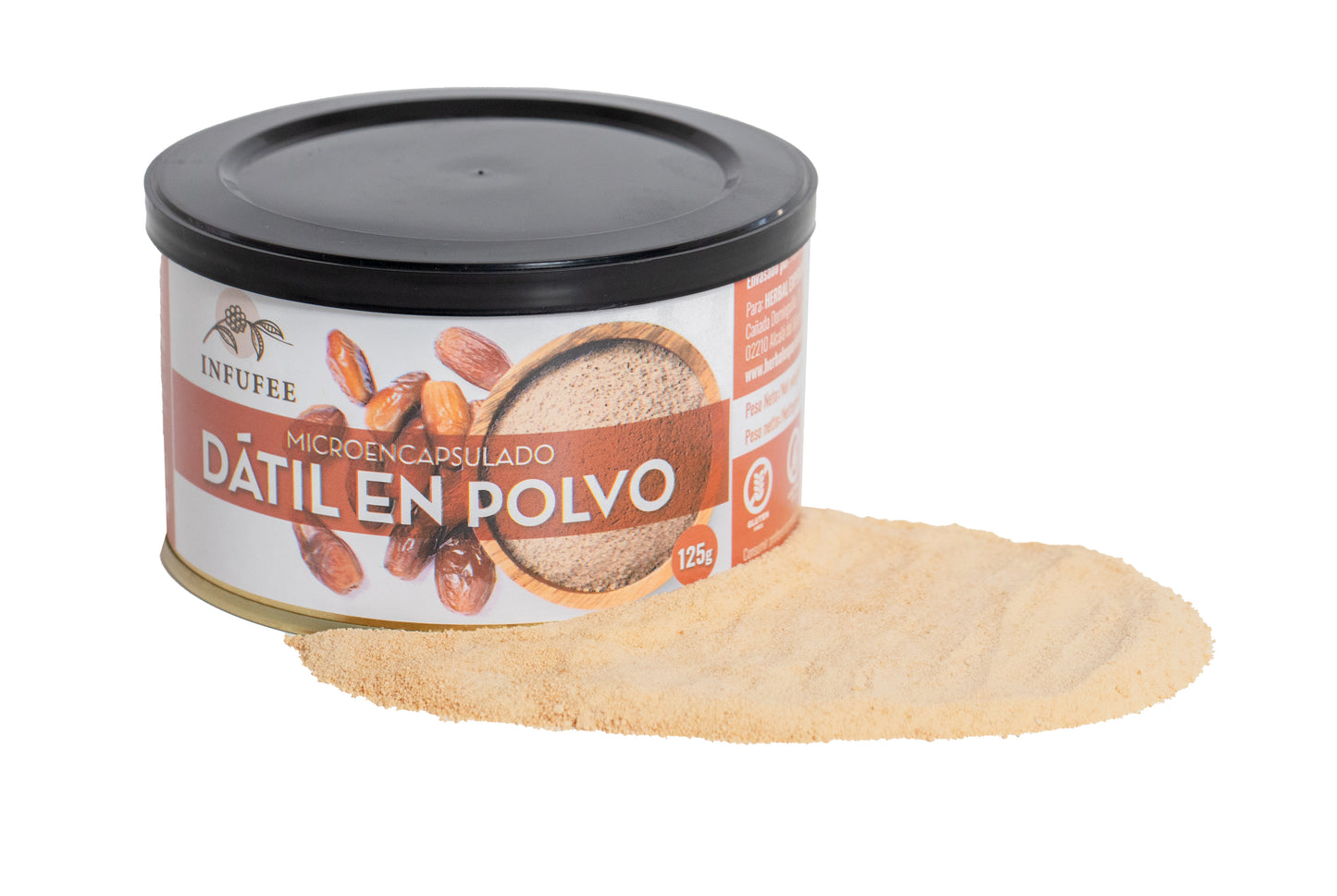 Dátil en Polvo Microencapsulado - Fuente natural de Fibra y Hierro - Ideal para Dietas Saludables