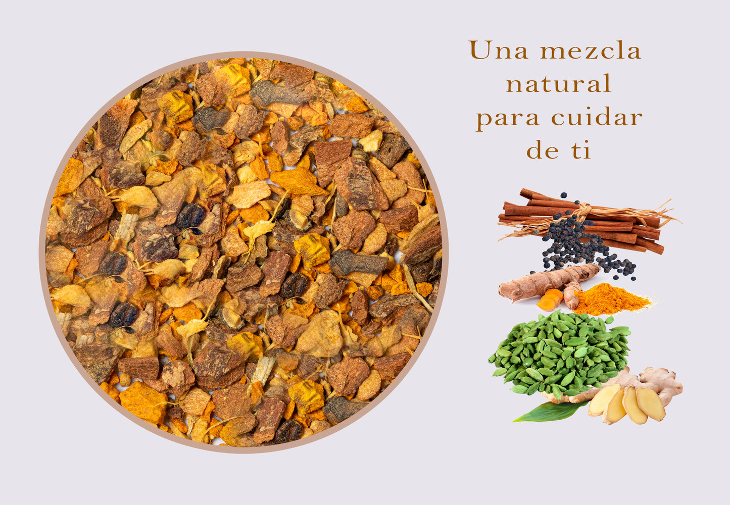 Infusión Detox Cúrcuma - Infusión depurativa - Infusión dietética - Sin teína.