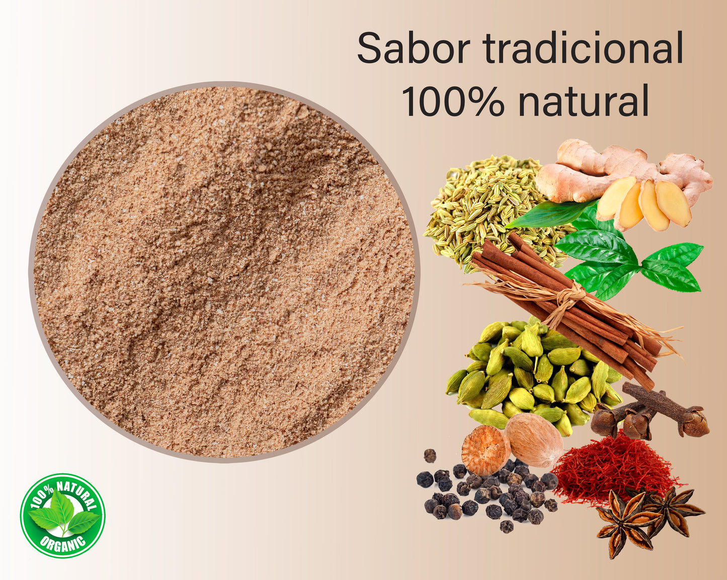 Té Masala Bliss en Polvo Microencapsulado - Refuerzo del Sistema Inmunológico - Lata 125 gr.