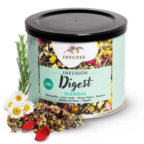 Infusión Digestiva - Infusión antioxidante y relajante - Infusión sin teína - Lata 100 gramos