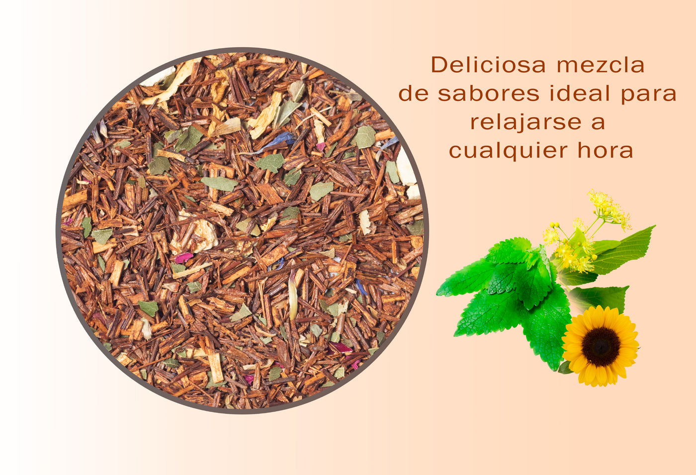 Rooibos Relax - Infusión relajante para dormir bien - Infusión antiansiedad - Sin teína - 15 pirámides individuales