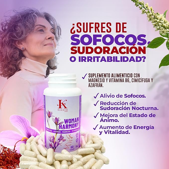 Cápsulas para el bienestar femenino - Mujeres en perimenopausia y menopausia