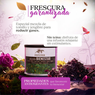 Infusión bienestar - Infusión ideal para la congestión y la tos- Lata 100 gr.