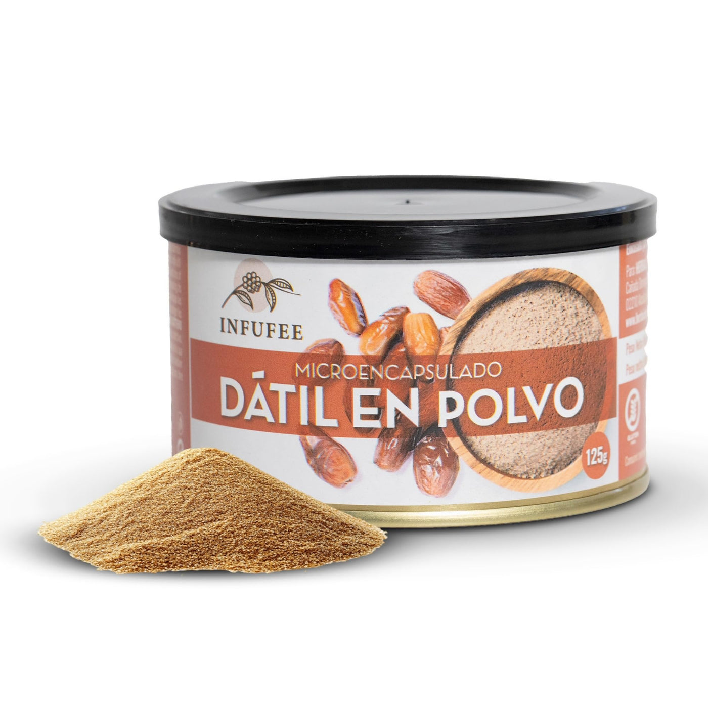 Dátil en Polvo Microencapsulado - Fuente natural de Fibra y Hierro - Ideal para Dietas Saludables