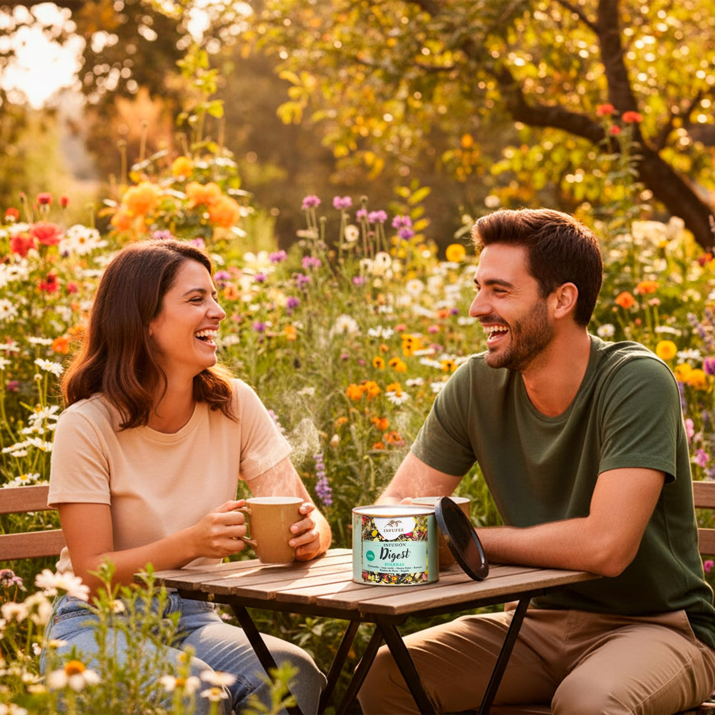 Infusión Digestiva - Infusión antioxidante y relajante - Infusión sin teína - Lata 100 gramos
