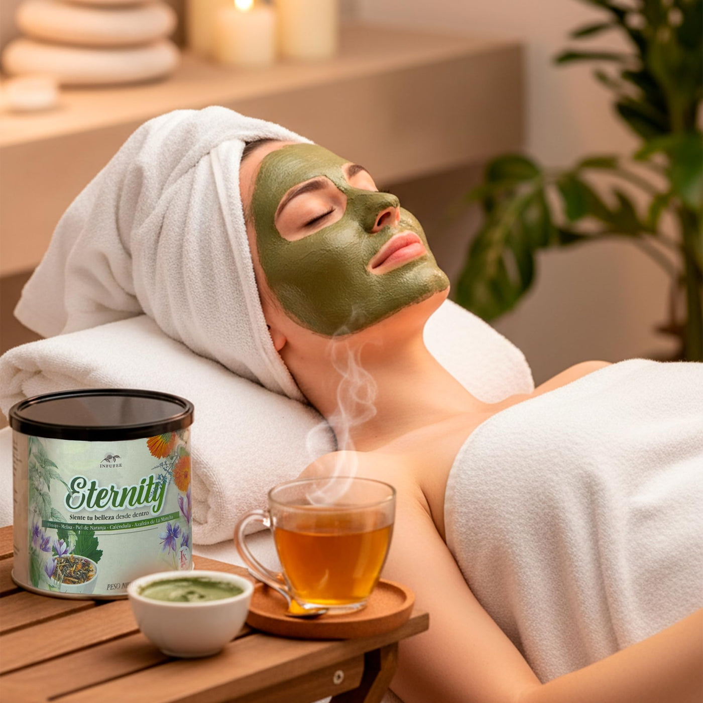 Infusión Eternity - Ritual de belleza y cuidado de la piel- sin teína - Lata 100 g