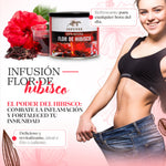 Flor de Hibisco 100 g - Flor de Jamaica - Antioxidante 100% natural