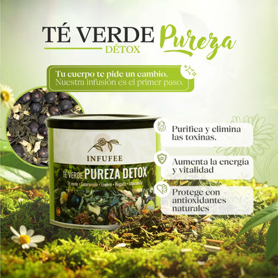 Pack Ritual: Quemagrasas - 4 infusiones detox - rutina quemagrasas: Pureza detox, cúrcuma detox, Renovaliquidos y Equilibrio.