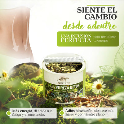 Infusión Detox - Infusión depurativa -  Té de hierbas dietética - Lata 100 gramos
